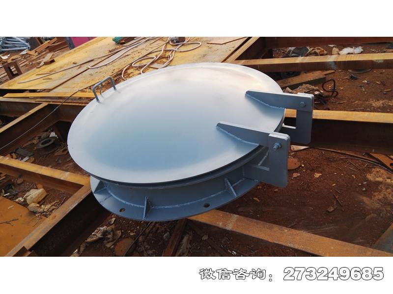茅箭水渠管道钢制拍门
